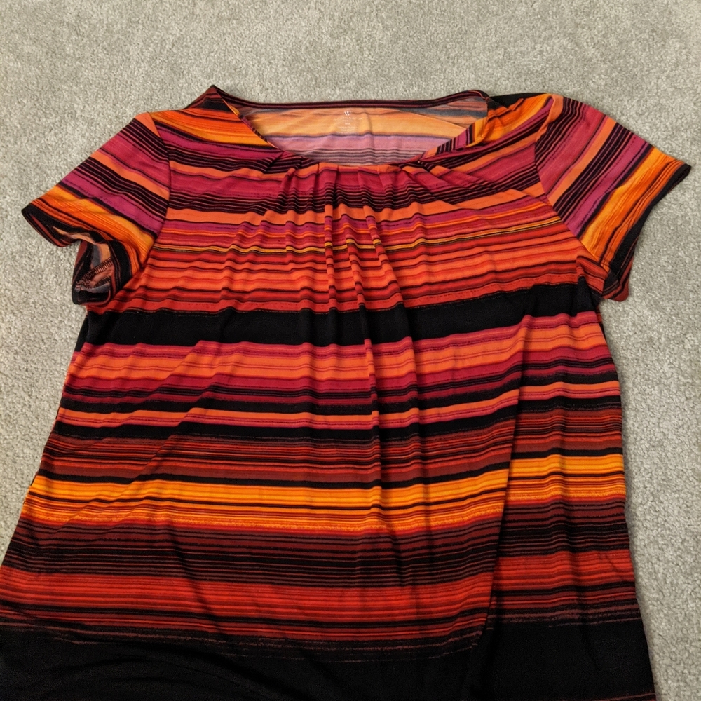 Desert striped blouse